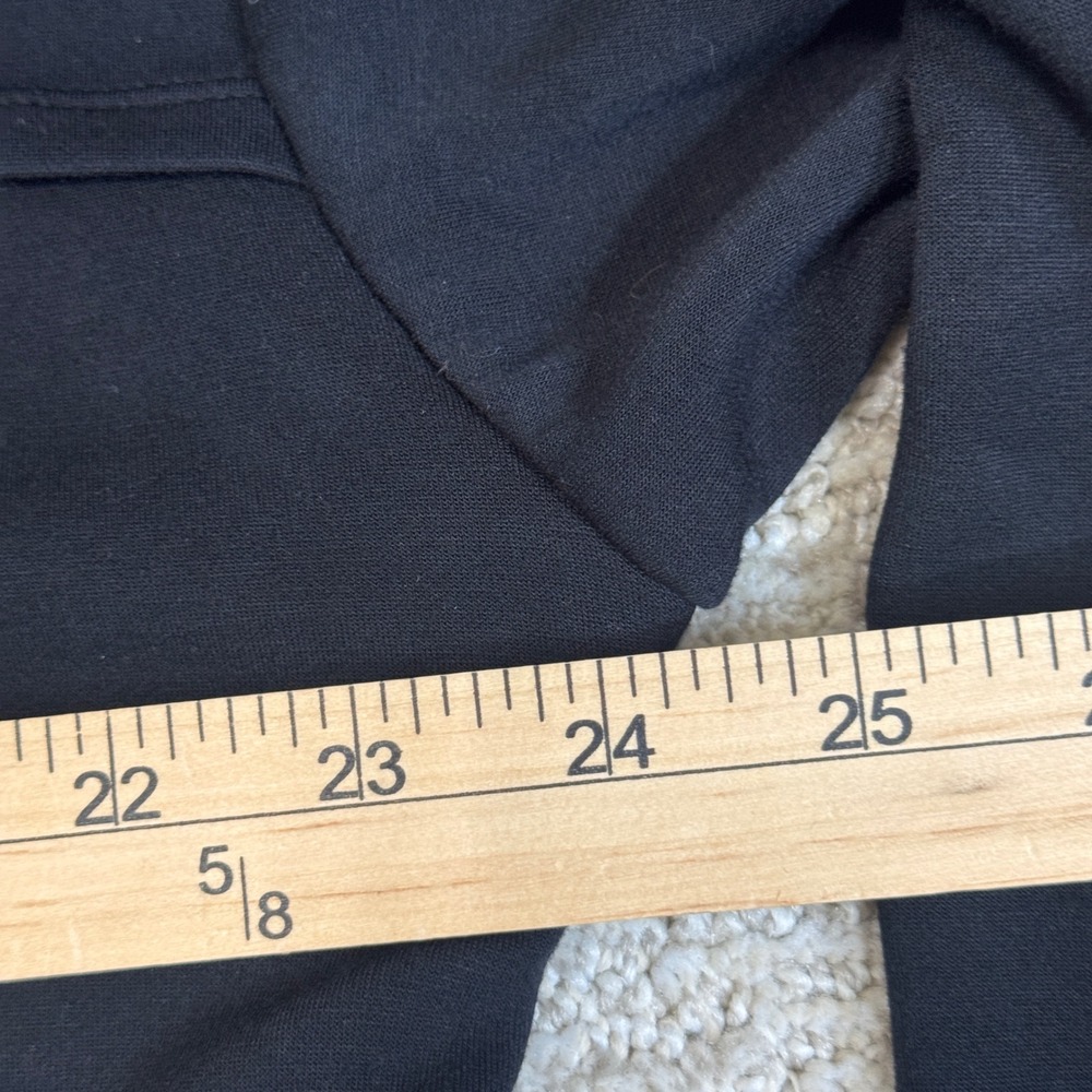 90 Degree by Reflex Softlite Scuba Zoe Pullover Black Cutout Crop Sweatshirt XL - Picture 6 of 7